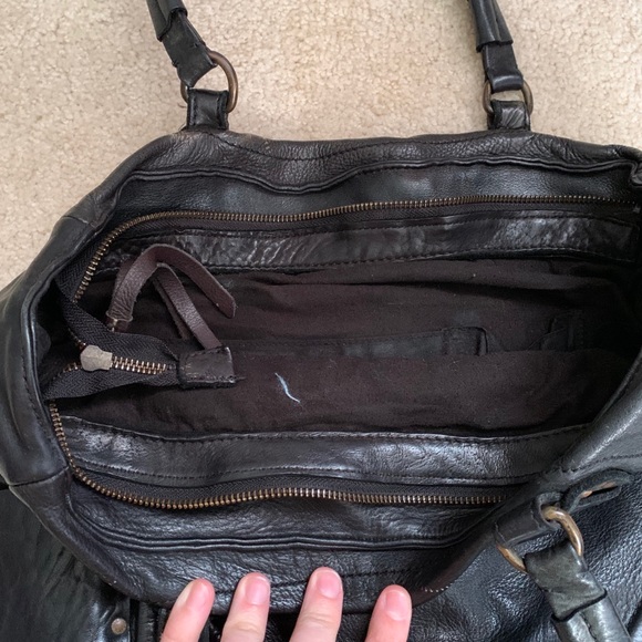 All Saints black leather bag - Picture 5 of 8